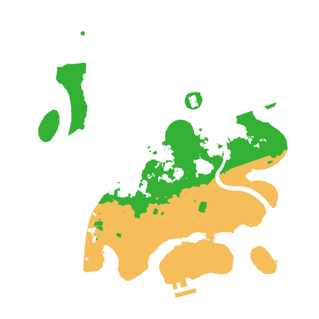 Biome Rust Map: Procedural Map, Size: 3000, Seed: 12786