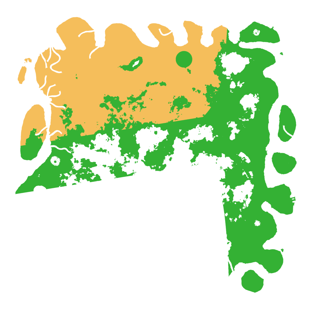 Biome Rust Map: Procedural Map, Size: 5000, Seed: 357686