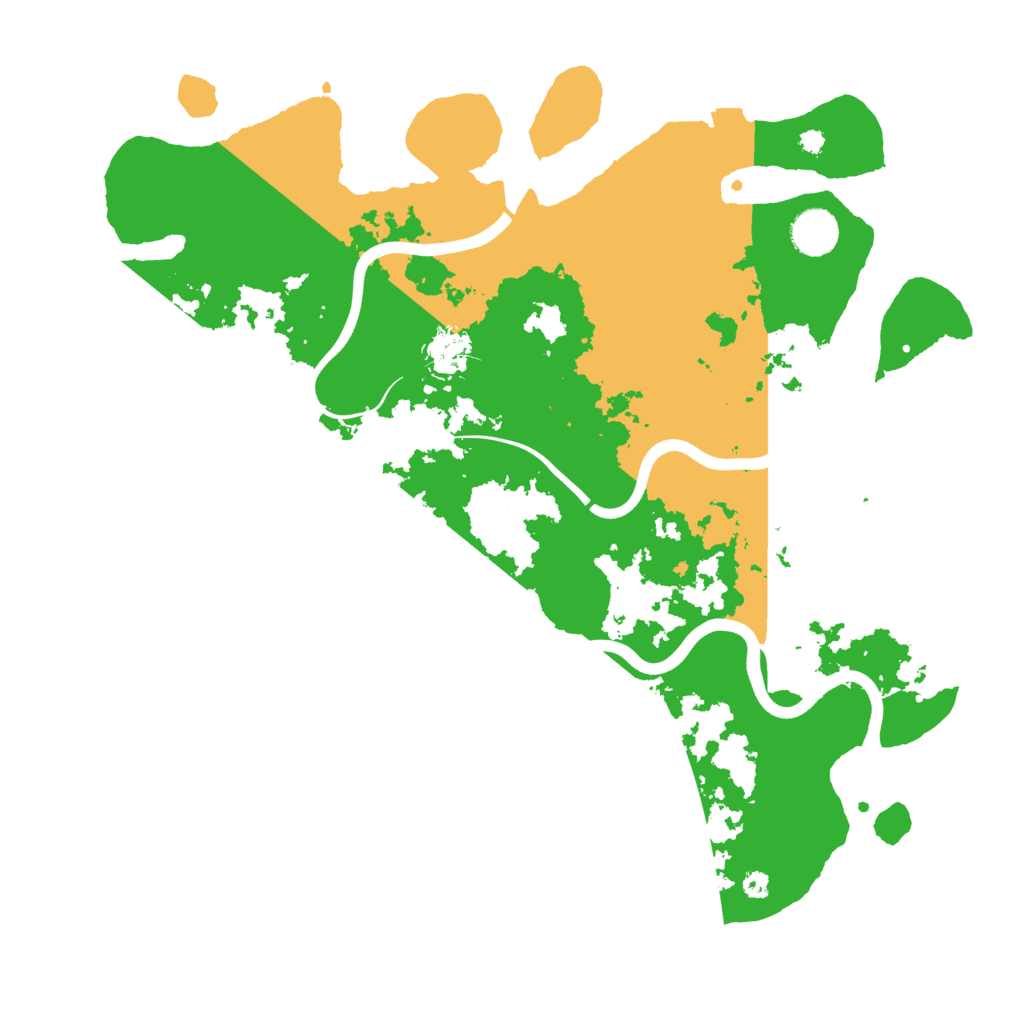 Biome Rust Map: Procedural Map, Size: 3800, Seed: 91023301