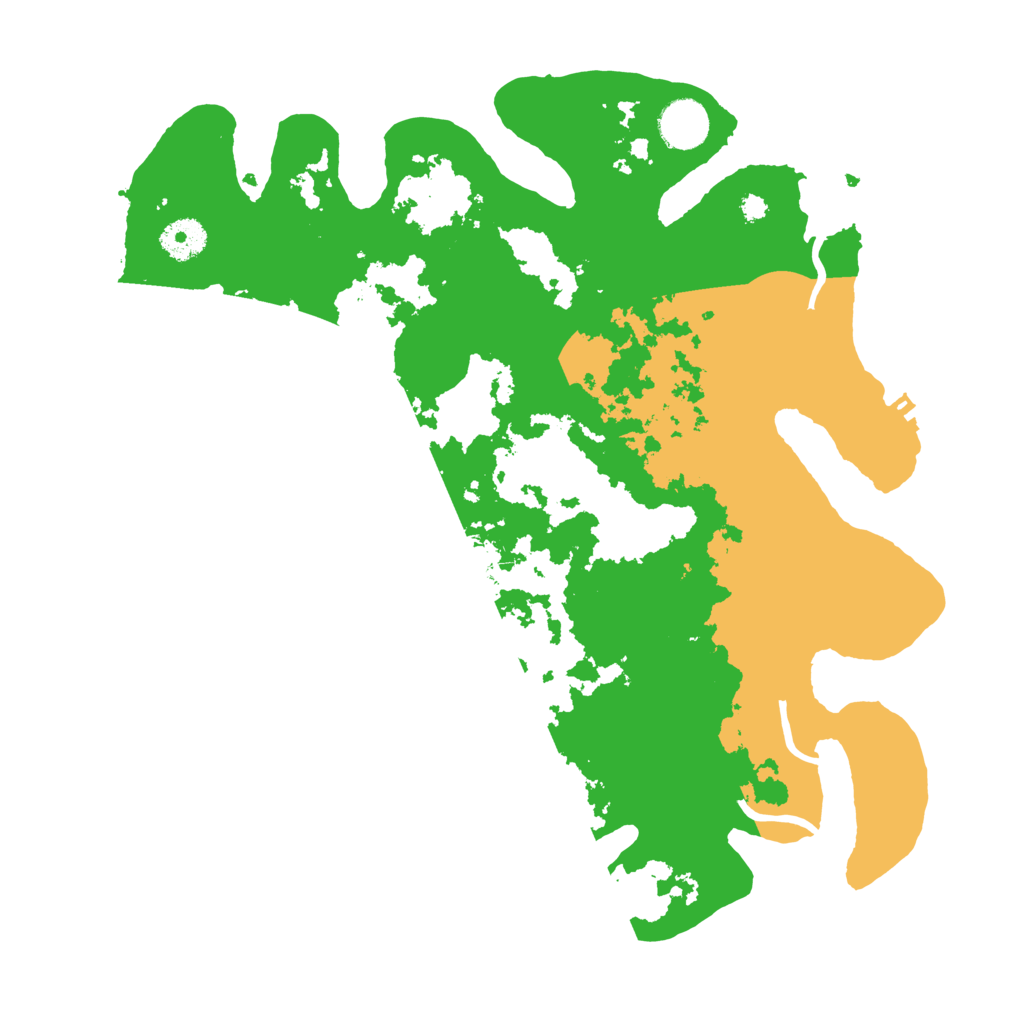 Biome Rust Map: Procedural Map, Size: 3600, Seed: 4311264