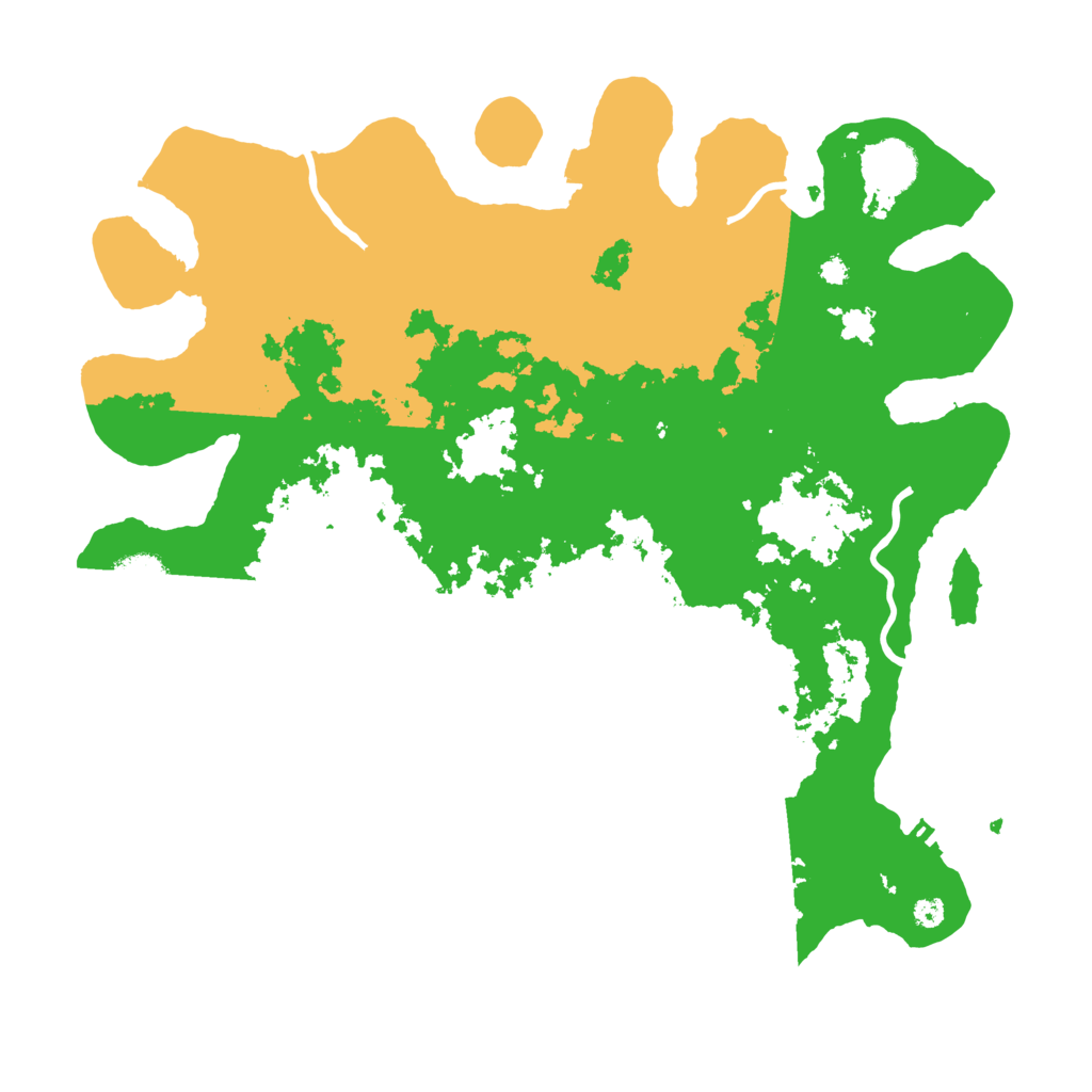 Biome Rust Map: Procedural Map, Size: 3700, Seed: 34620133