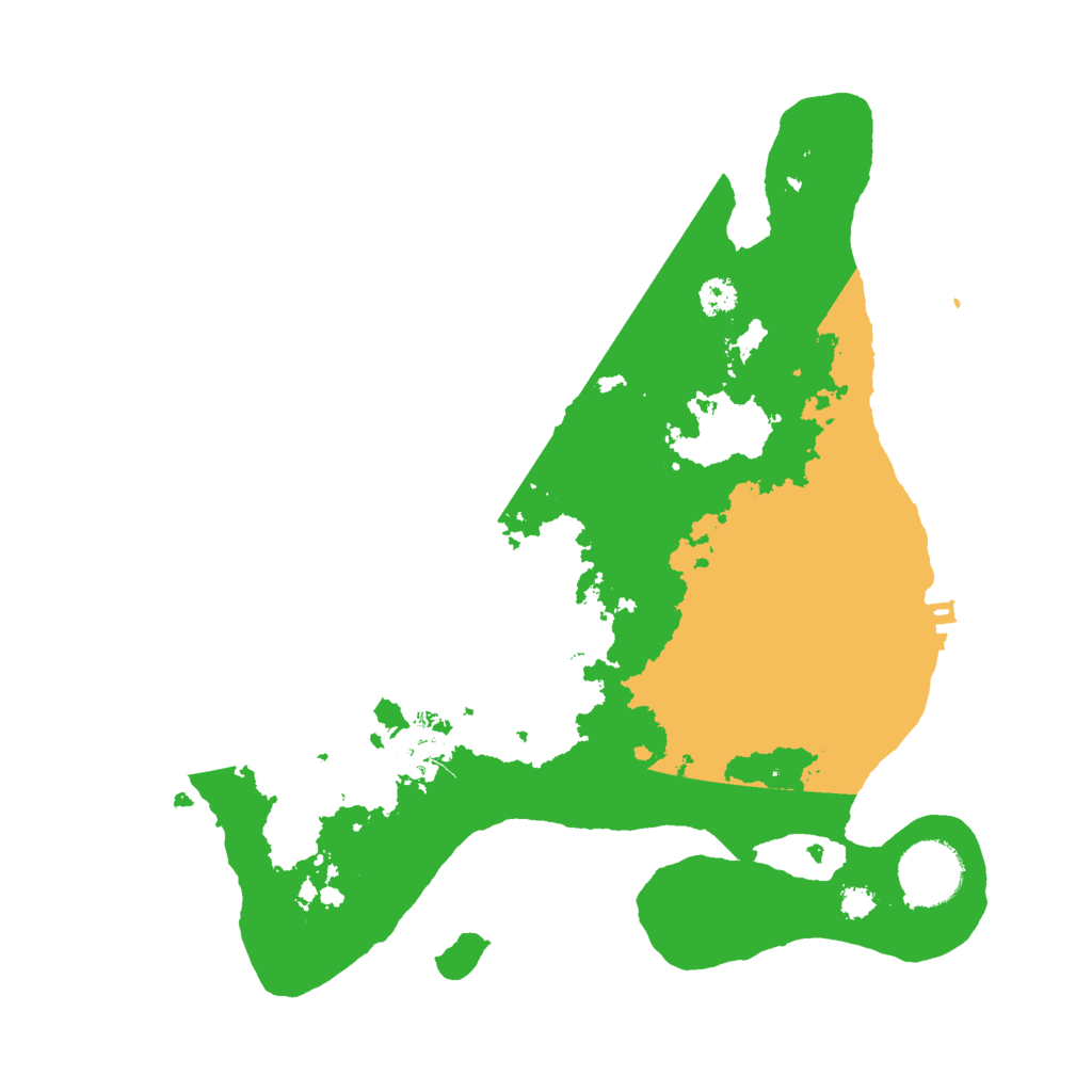 Biome Rust Map: Procedural Map, Size: 3000, Seed: 2042510494