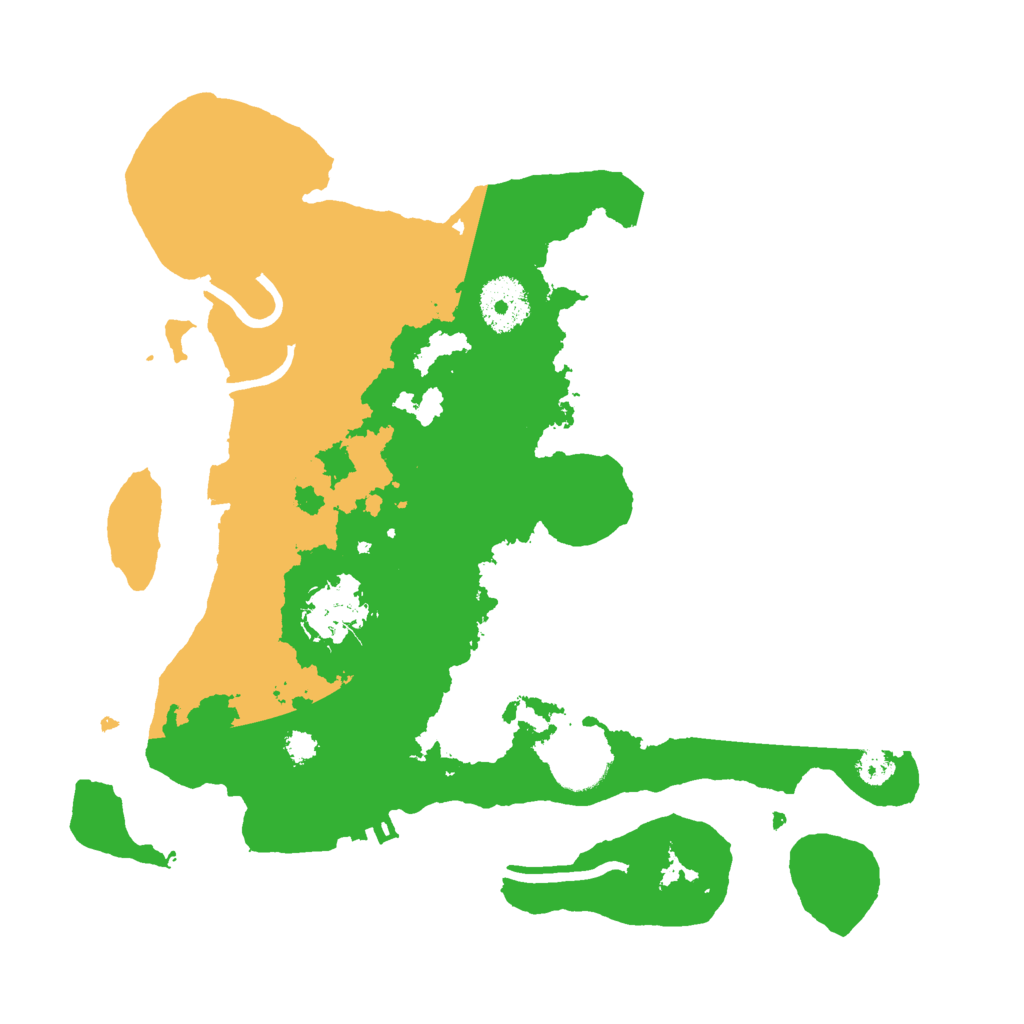Biome Rust Map: Procedural Map, Size: 3000, Seed: 20019