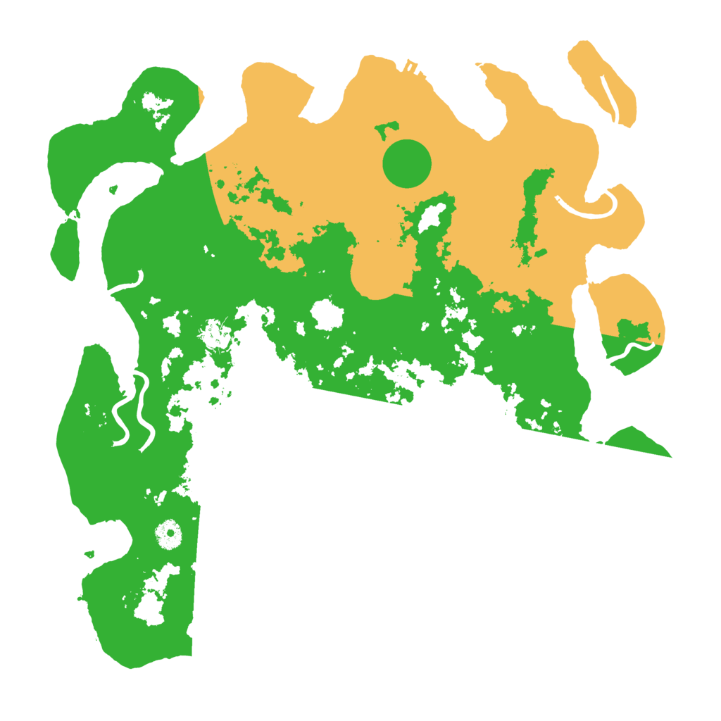 Biome Rust Map: Procedural Map, Size: 3900, Seed: 50998280