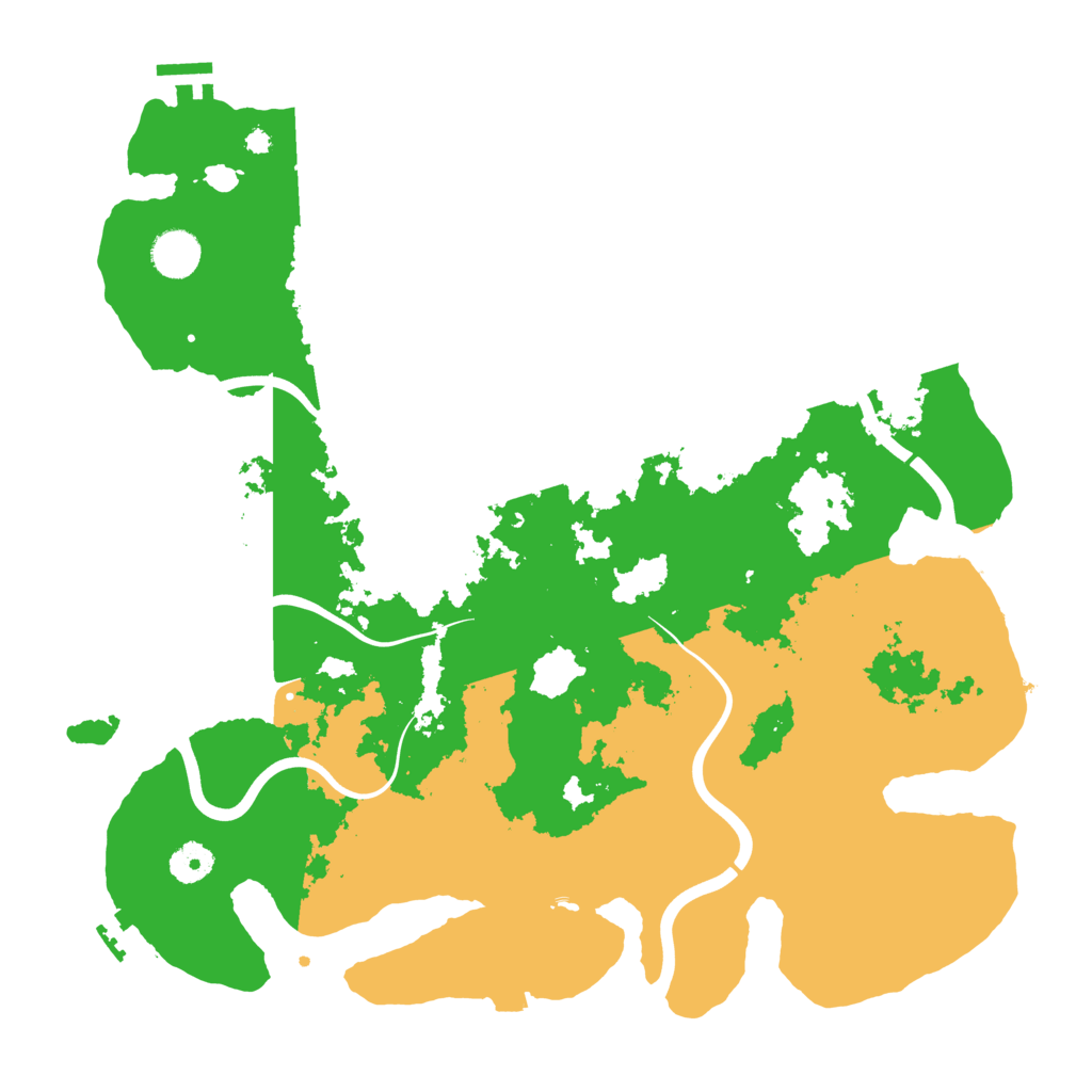 Biome Rust Map: Procedural Map, Size: 3950, Seed: 95616072
