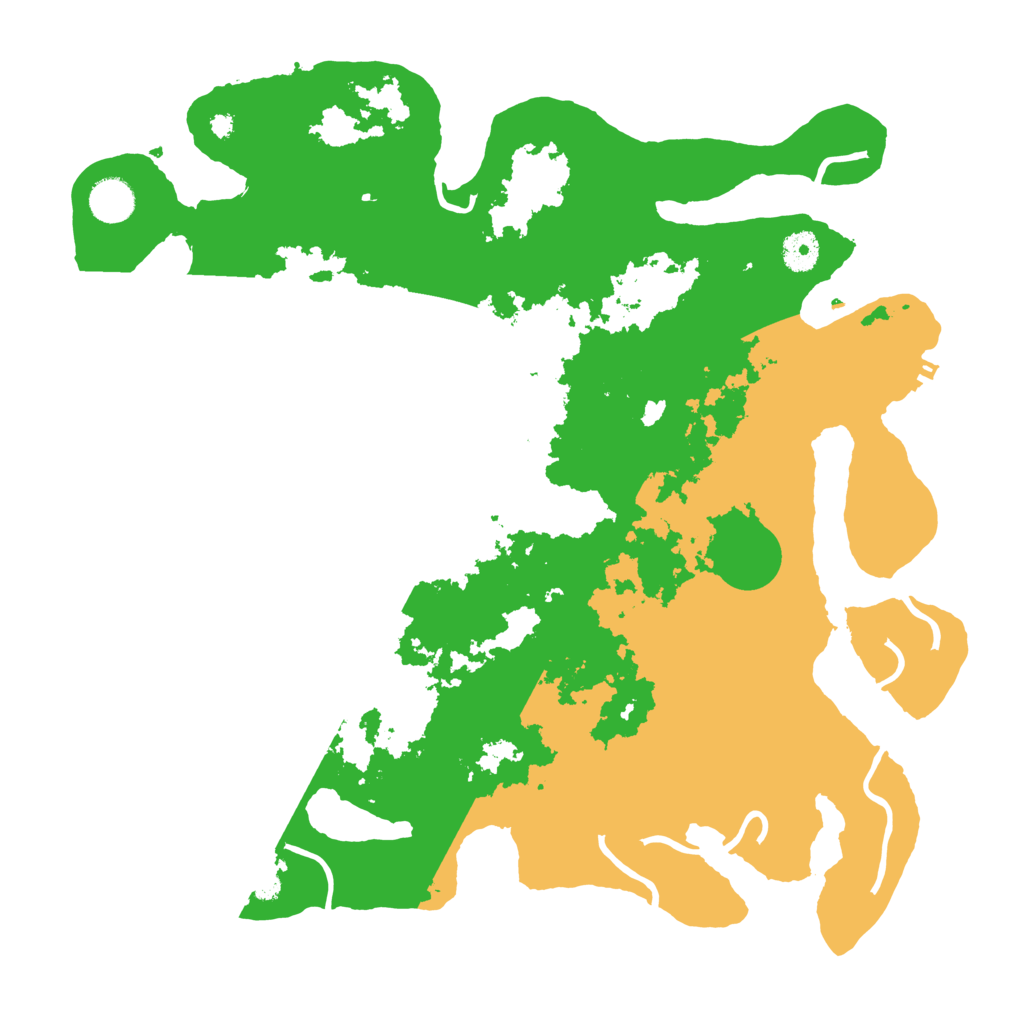 Biome Rust Map: Procedural Map, Size: 4000, Seed: 70048358