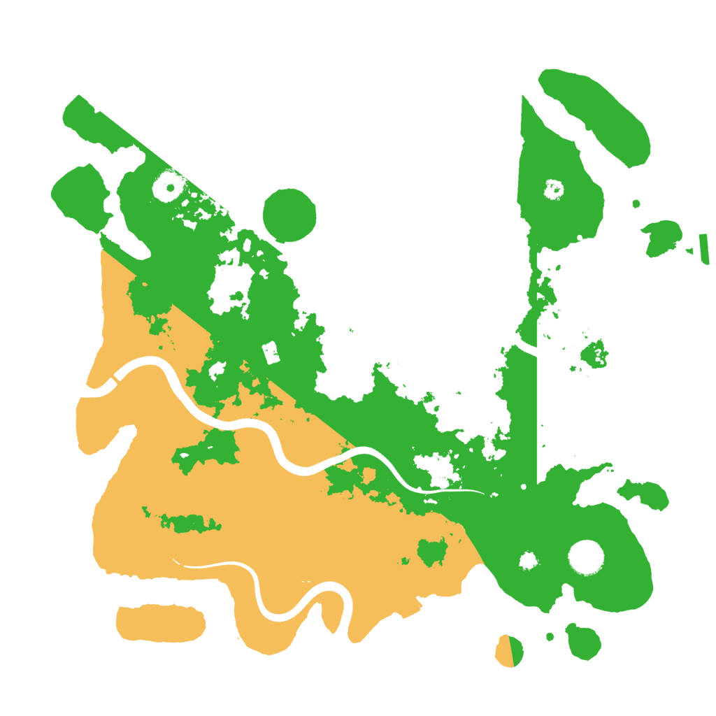 Biome Rust Map: Procedural Map, Size: 3600, Seed: 11504614