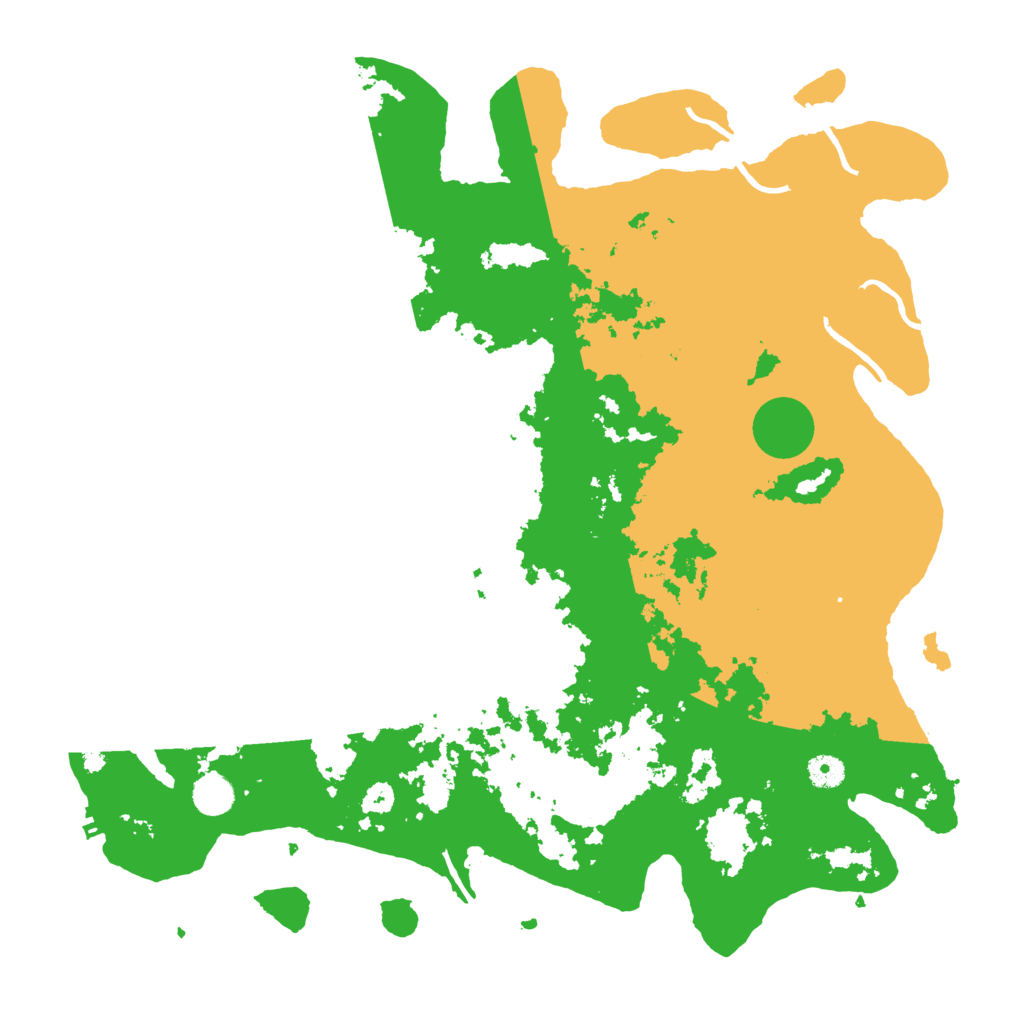 Biome Rust Map: Procedural Map, Size: 4400, Seed: 81777321