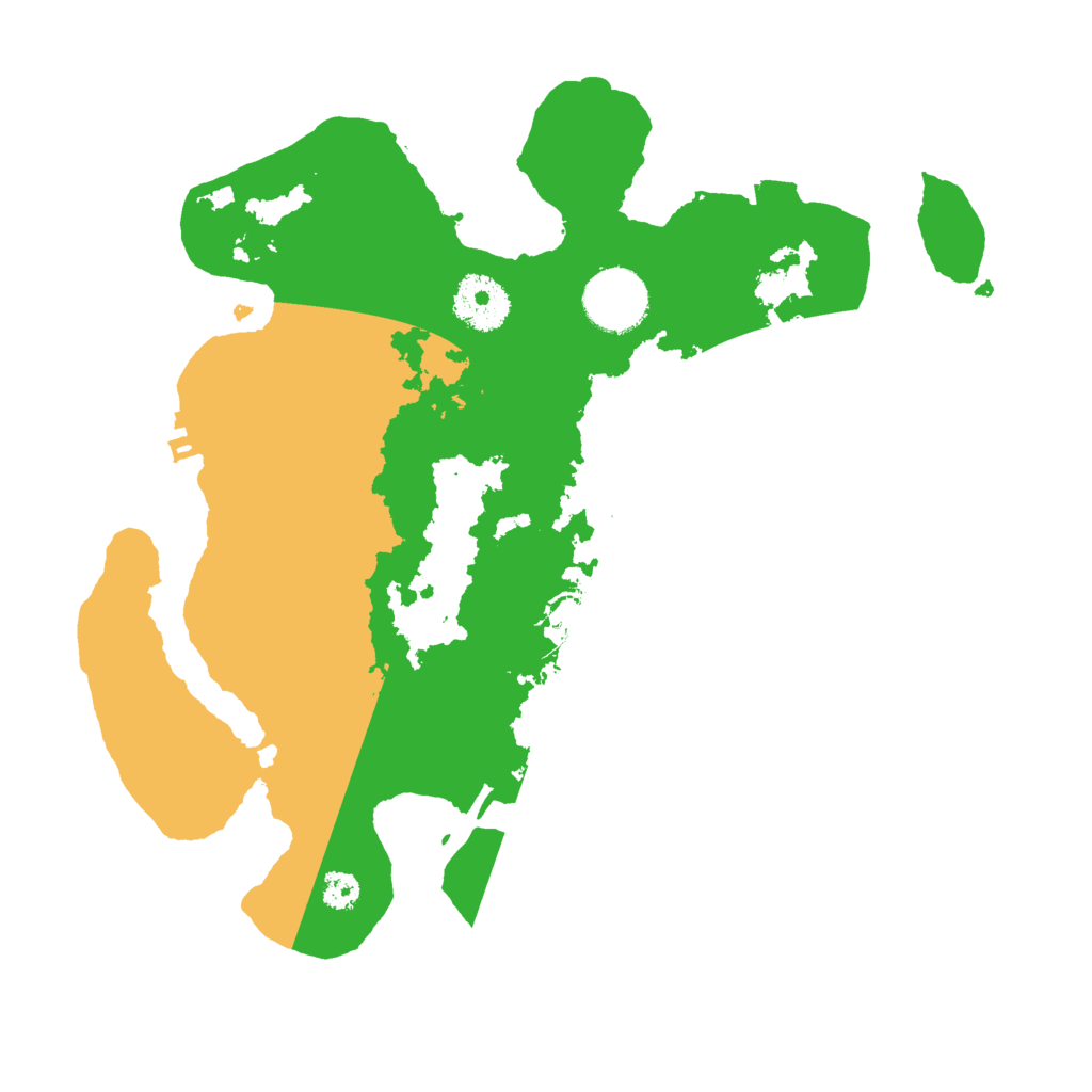 Biome Rust Map: Procedural Map, Size: 3000, Seed: 25704