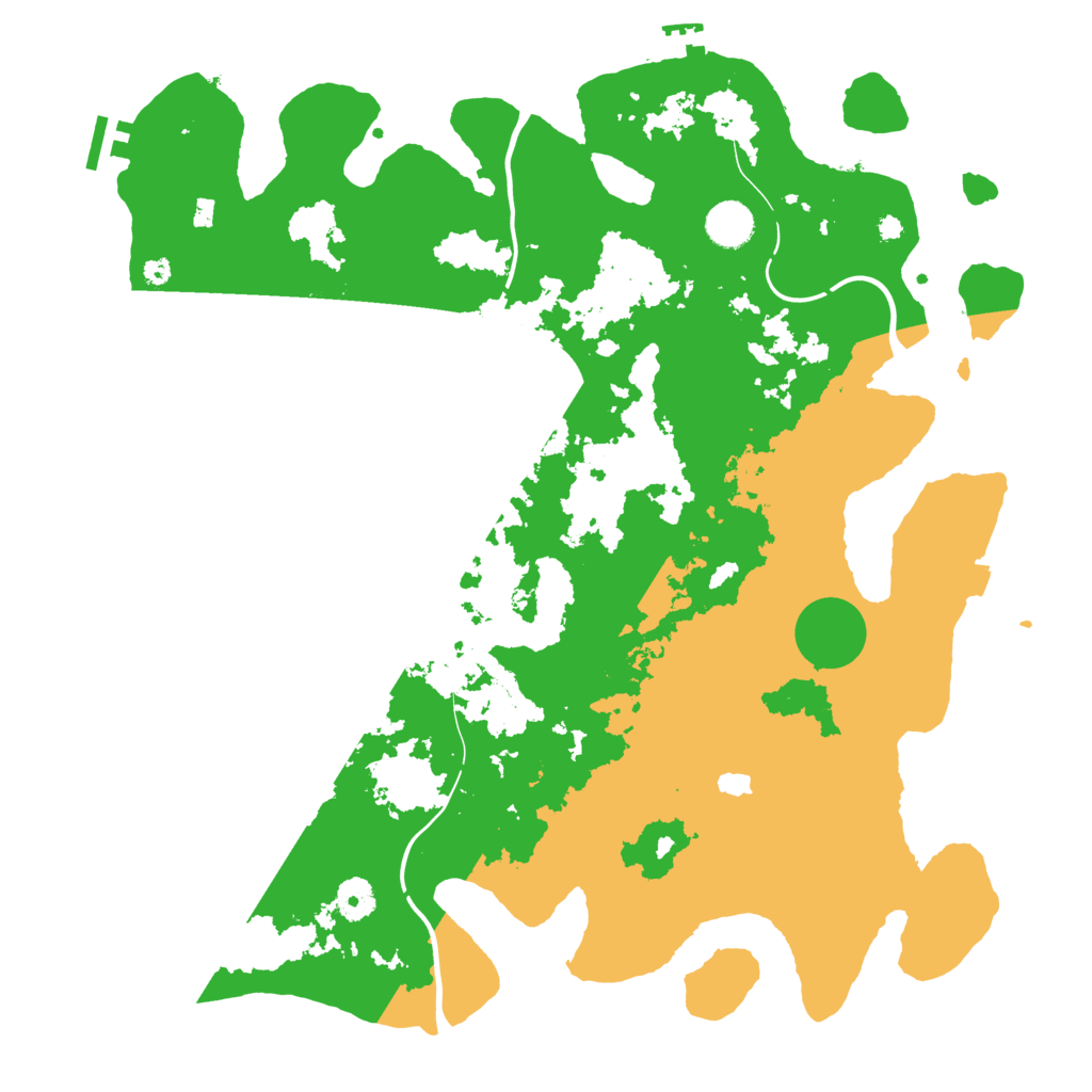 Biome Rust Map: Procedural Map, Size: 4050, Seed: 779858