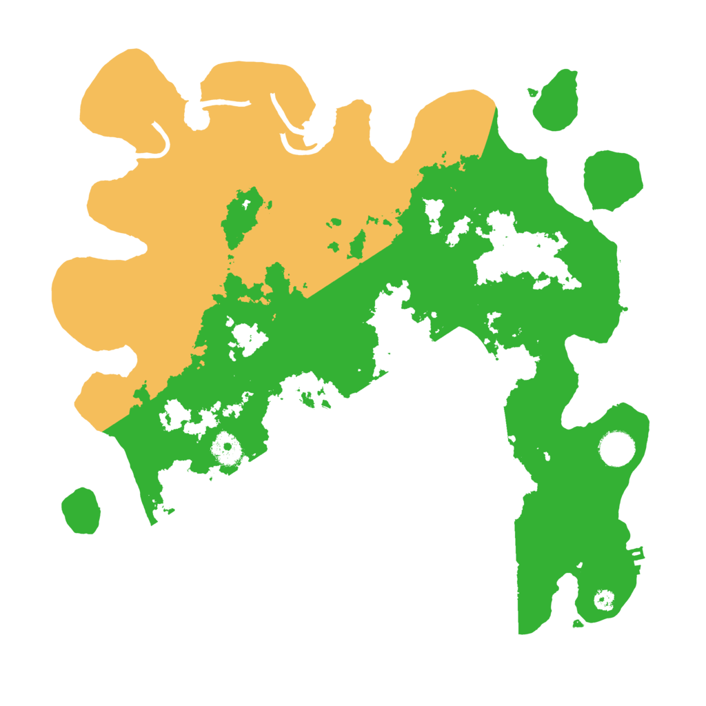 Biome Rust Map: Procedural Map, Size: 3500, Seed: 56950055