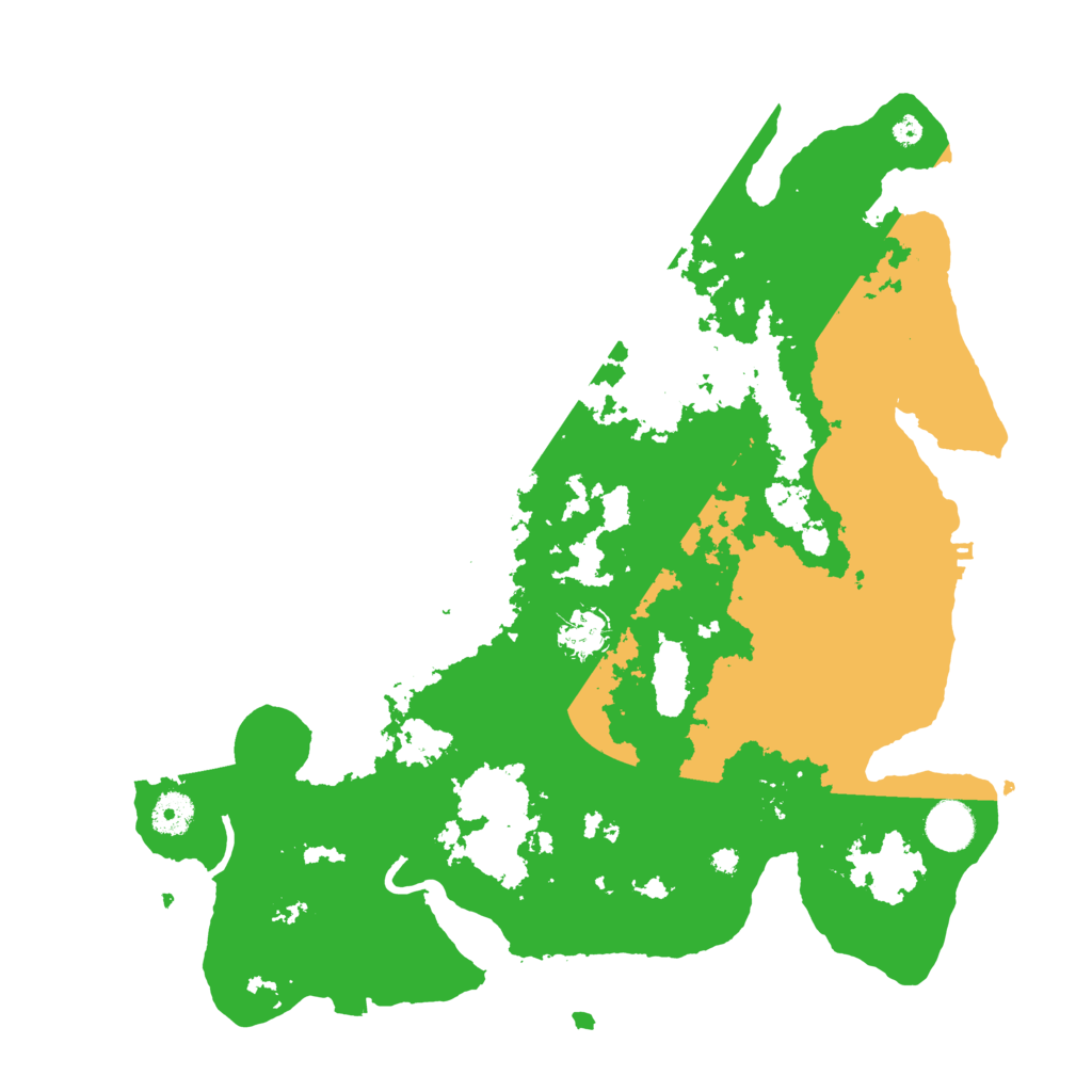 Biome Rust Map: Procedural Map, Size: 3900, Seed: 89404422