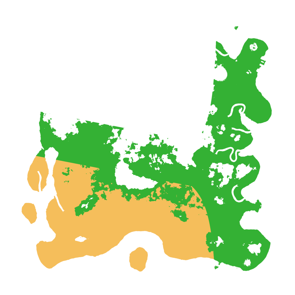 Biome Rust Map: Procedural Map, Size: 3900, Seed: 4617395