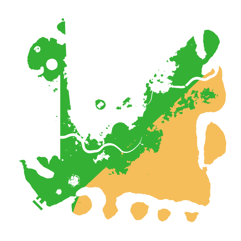 Biome Rust Map: Procedural Map, Size: 3900, Seed: 93038370