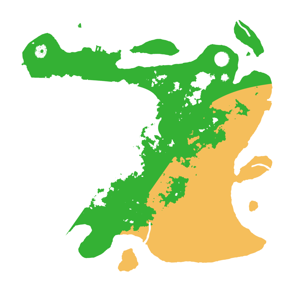 Biome Rust Map: Procedural Map, Size: 3500, Seed: 65789451