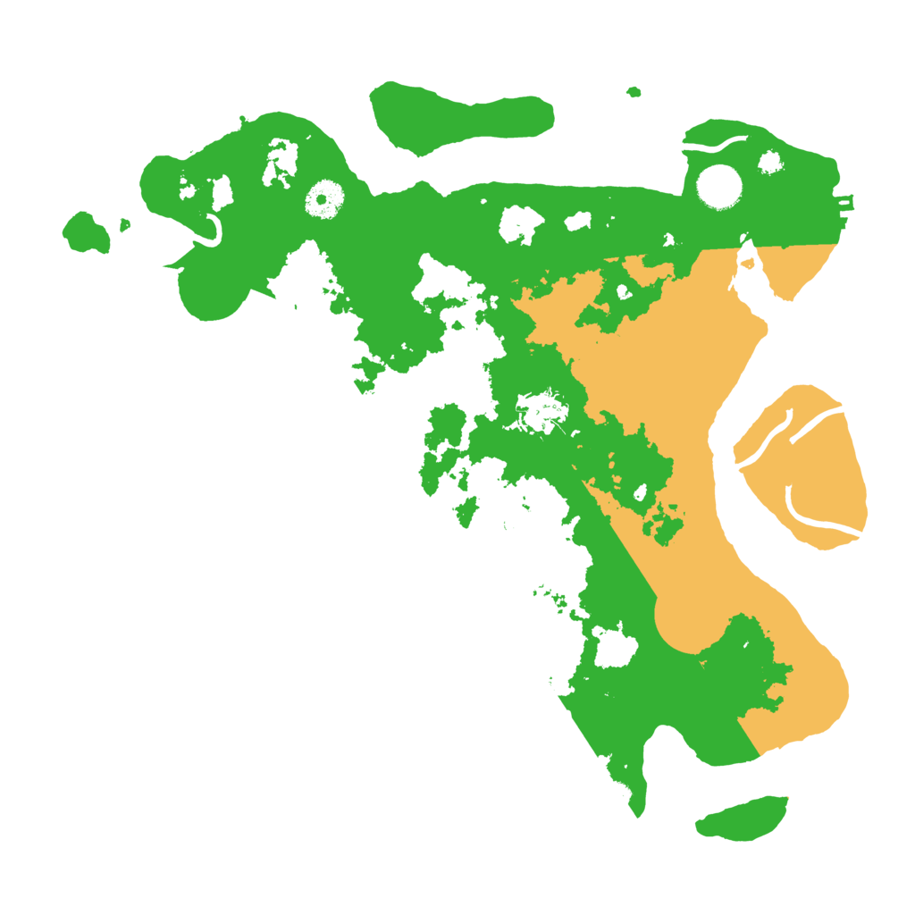 Biome Rust Map: Procedural Map, Size: 3600, Seed: 95805102
