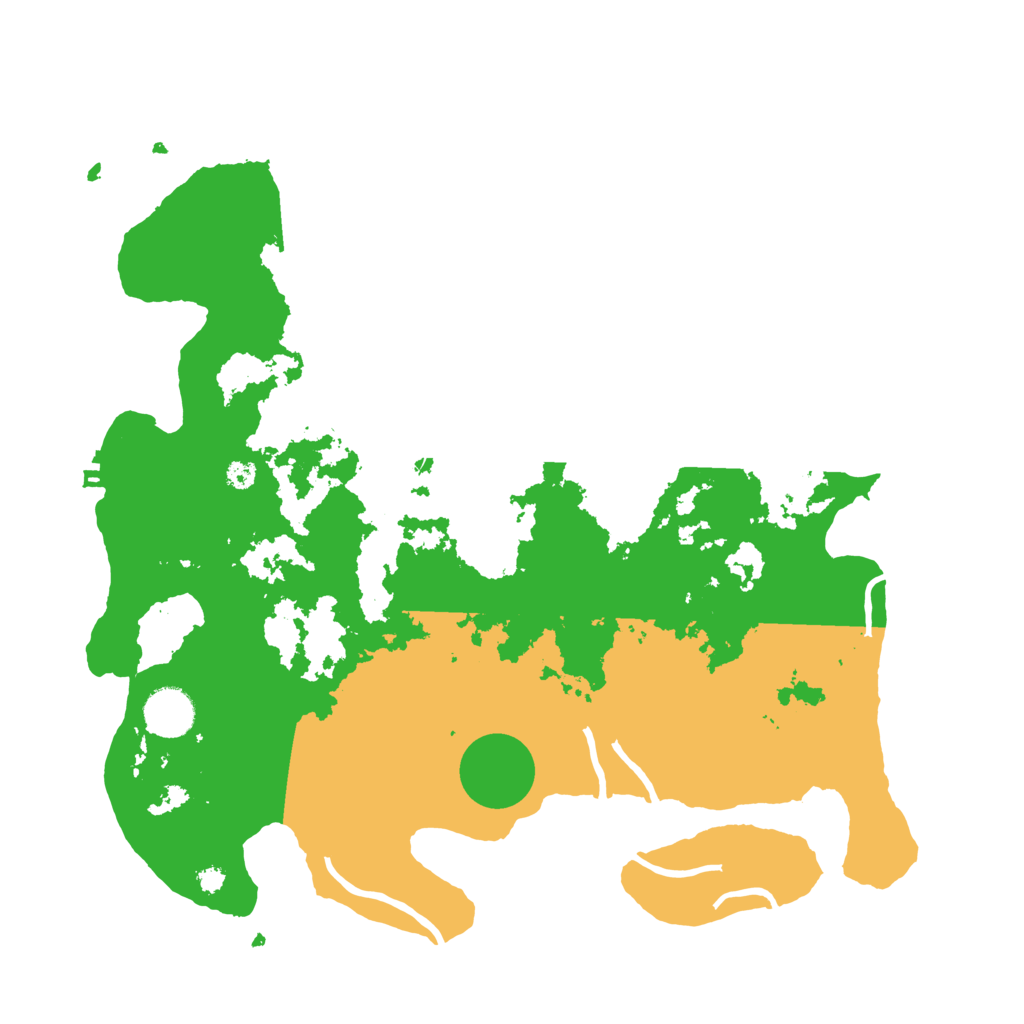 Biome Rust Map: Procedural Map, Size: 3600, Seed: 17277382