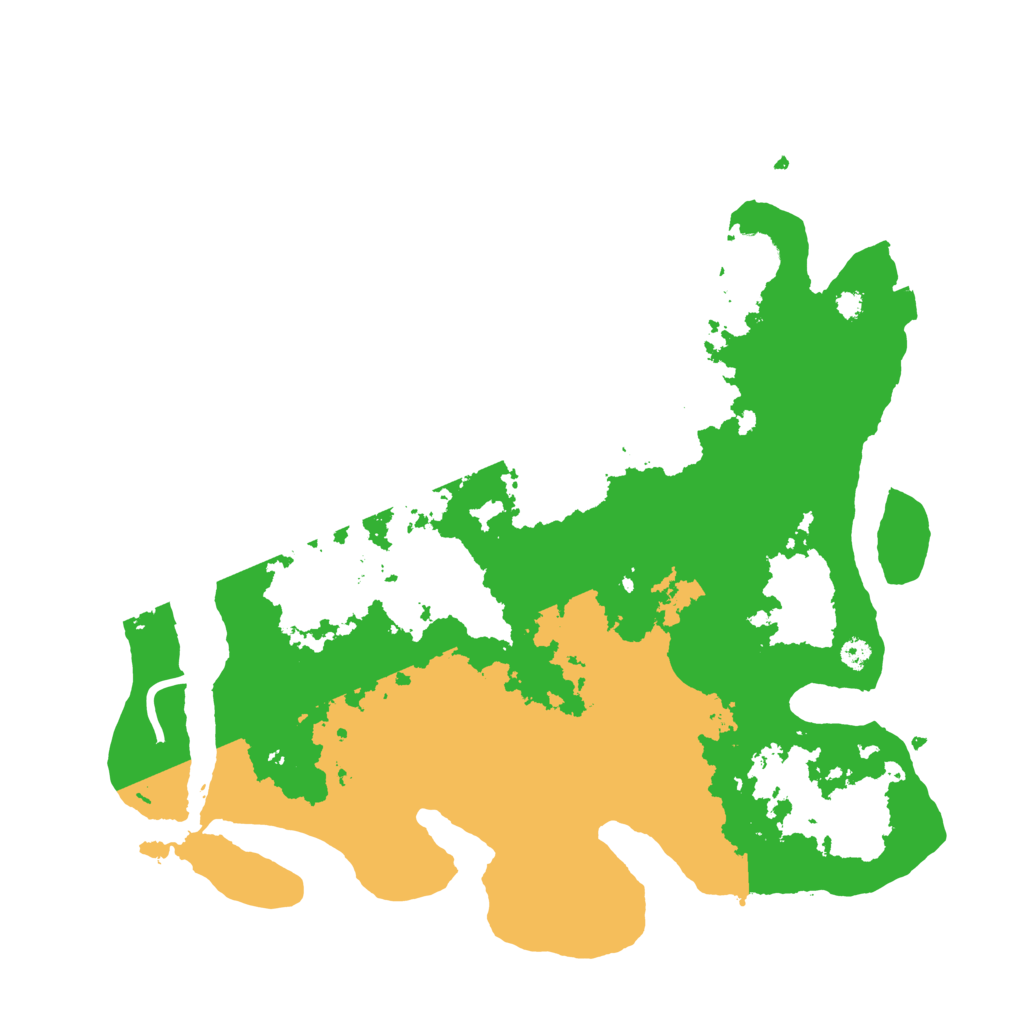 Biome Rust Map: Procedural Map, Size: 3500, Seed: 16120