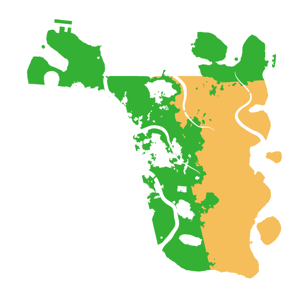 Biome Rust Map: Procedural Map, Size: 3500, Seed: 1485178102