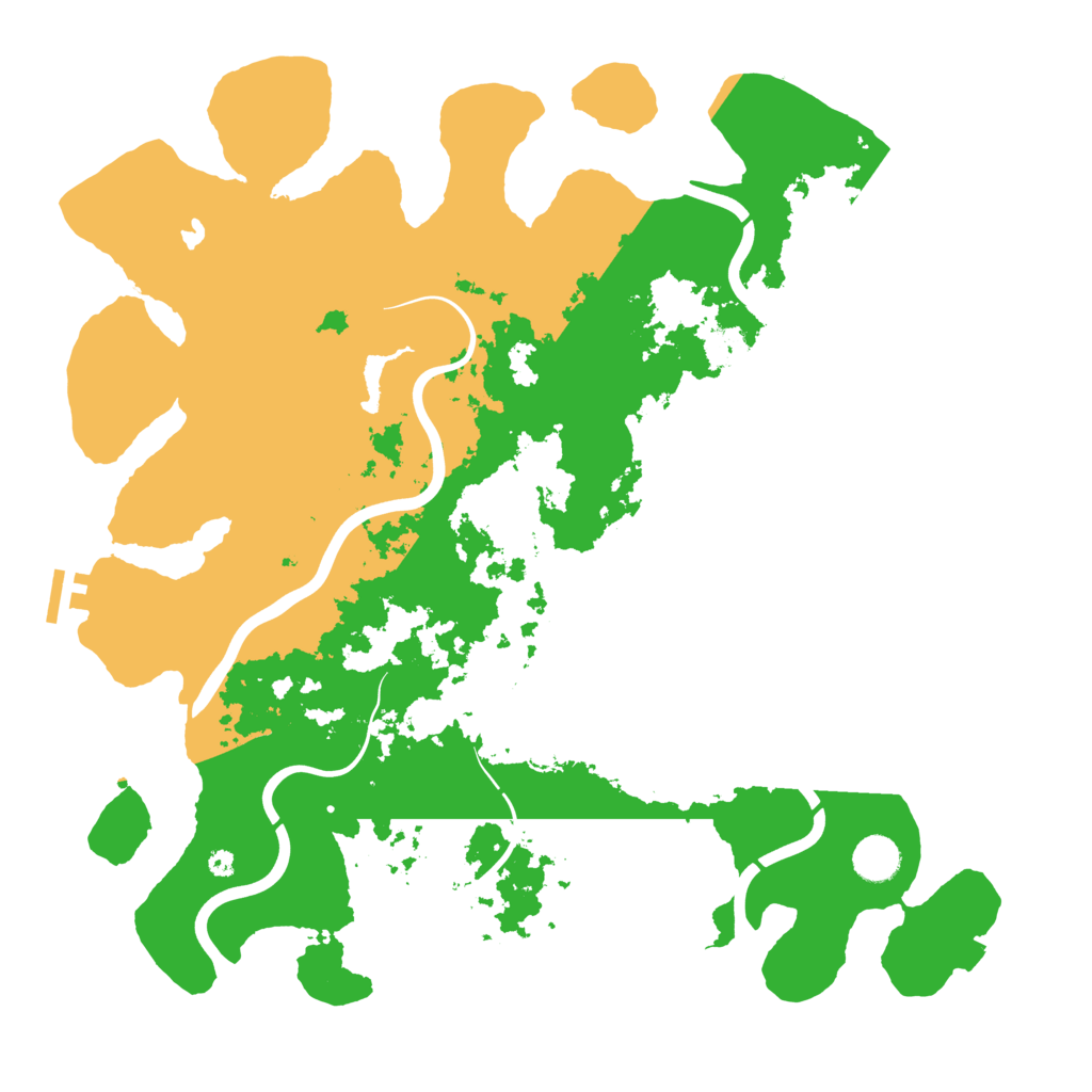 Biome Rust Map: Procedural Map, Size: 4100, Seed: 37112918