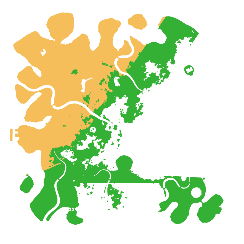 Biome Rust Map: Procedural Map, Size: 4100, Seed: 37112918