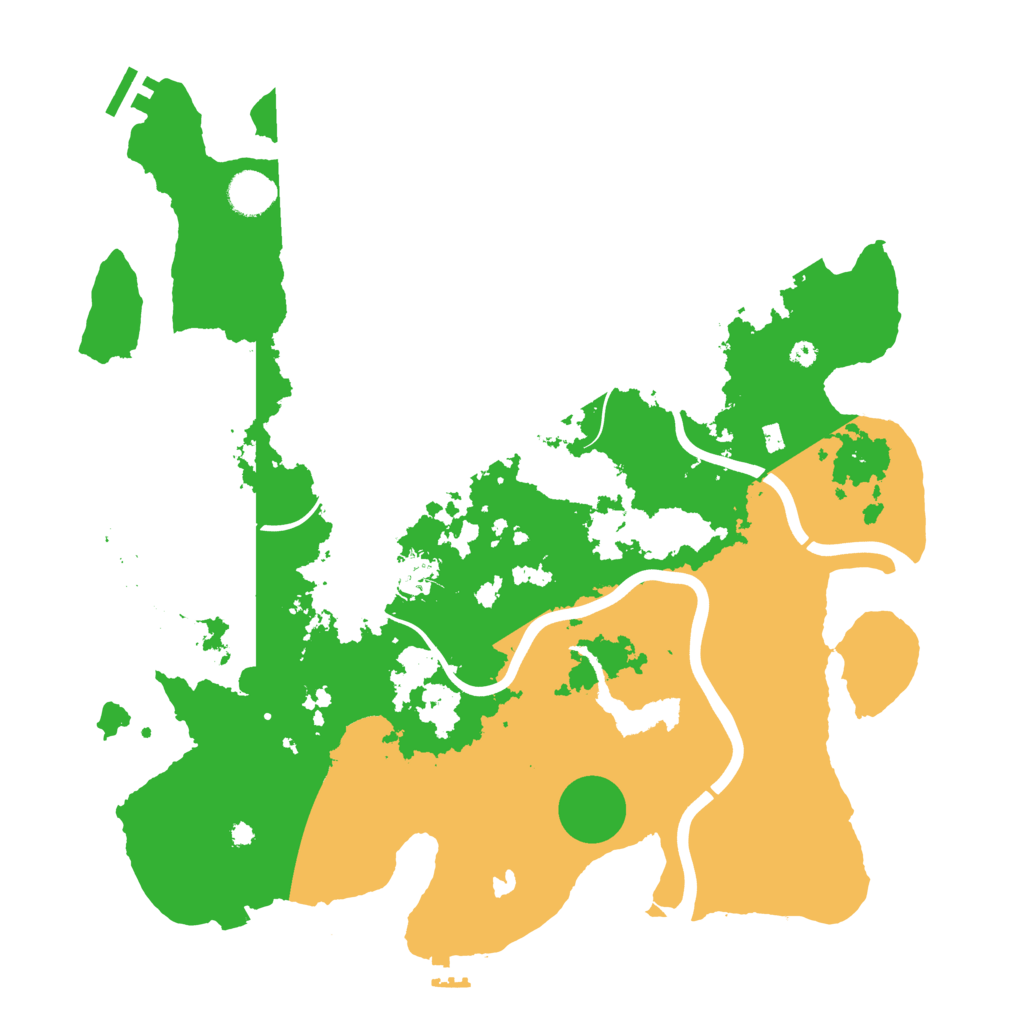 Biome Rust Map: Procedural Map, Size: 4000, Seed: 78315340