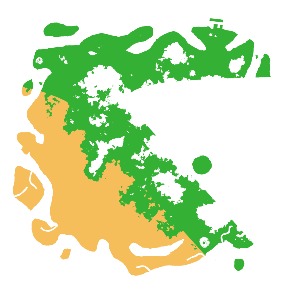 Biome Rust Map: Procedural Map, Size: 4300, Seed: 92874173