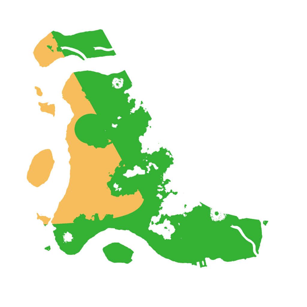 Biome Rust Map: Procedural Map, Size: 2800, Seed: 302753575