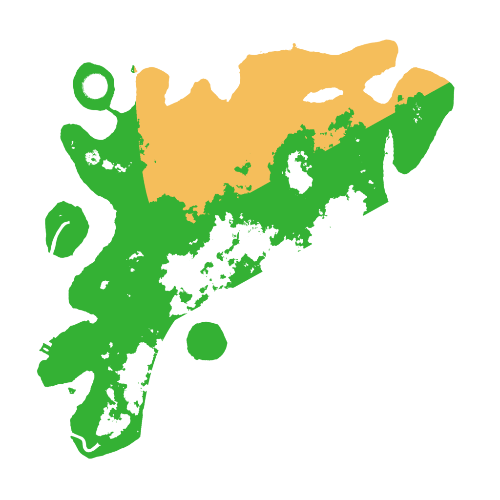 Biome Rust Map: Procedural Map, Size: 3500, Seed: 45353453