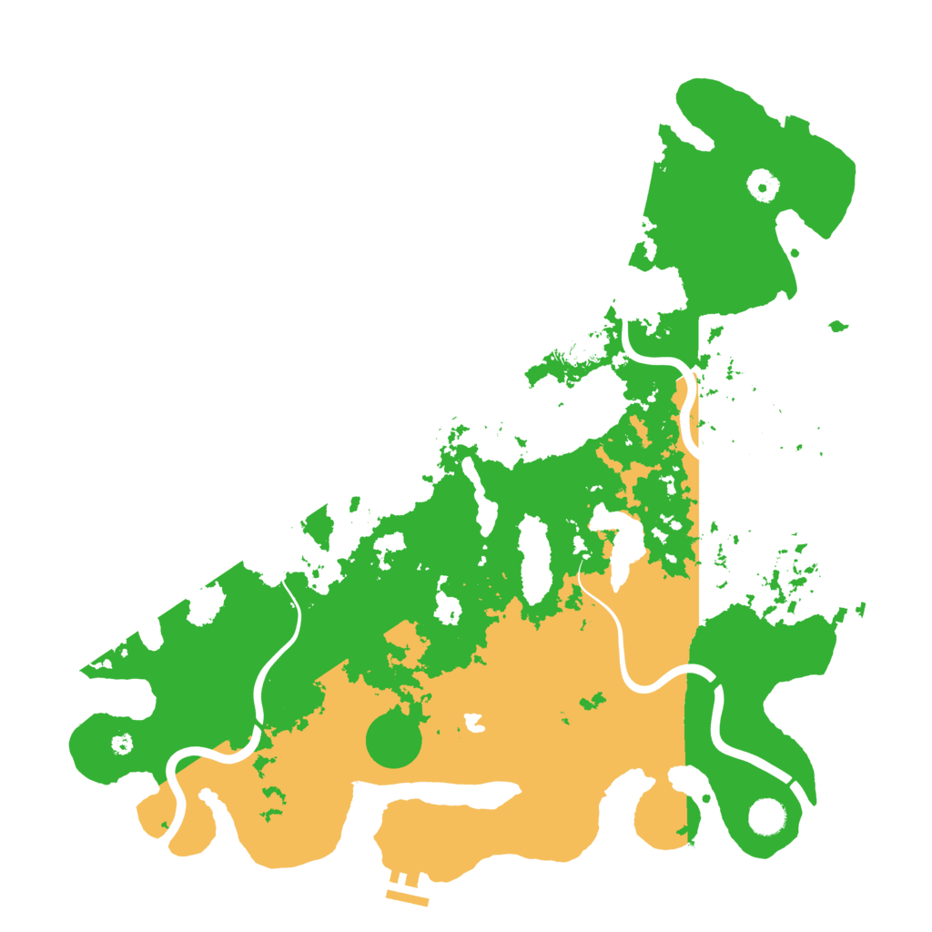 Biome Rust Map: Procedural Map, Size: 4400, Seed: 73220737