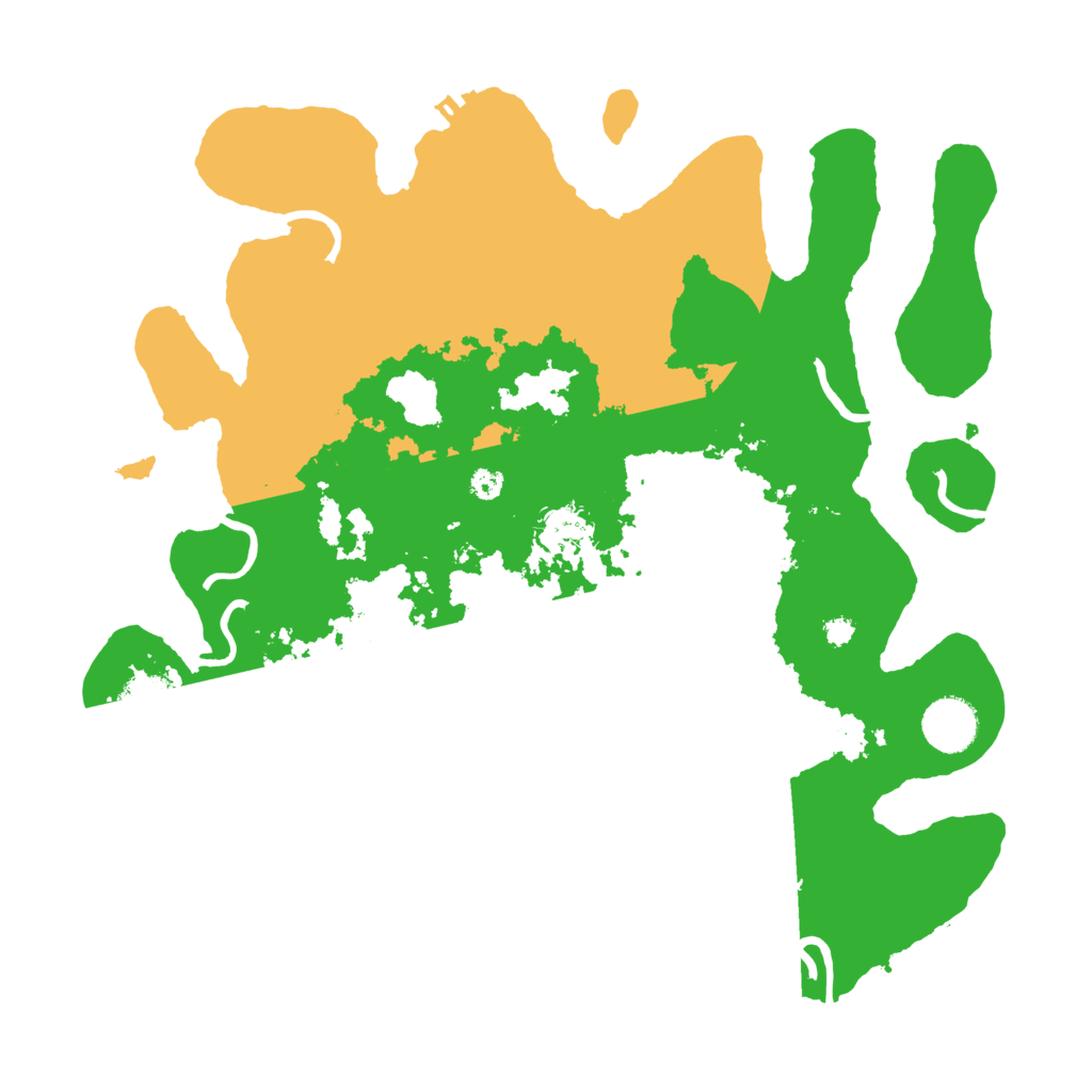 Biome Rust Map: Procedural Map, Size: 3500, Seed: 69717836