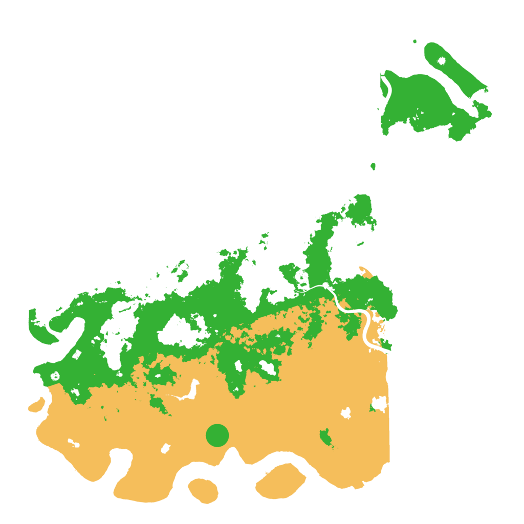 Biome Rust Map: Procedural Map, Size: 6000, Seed: 608466693