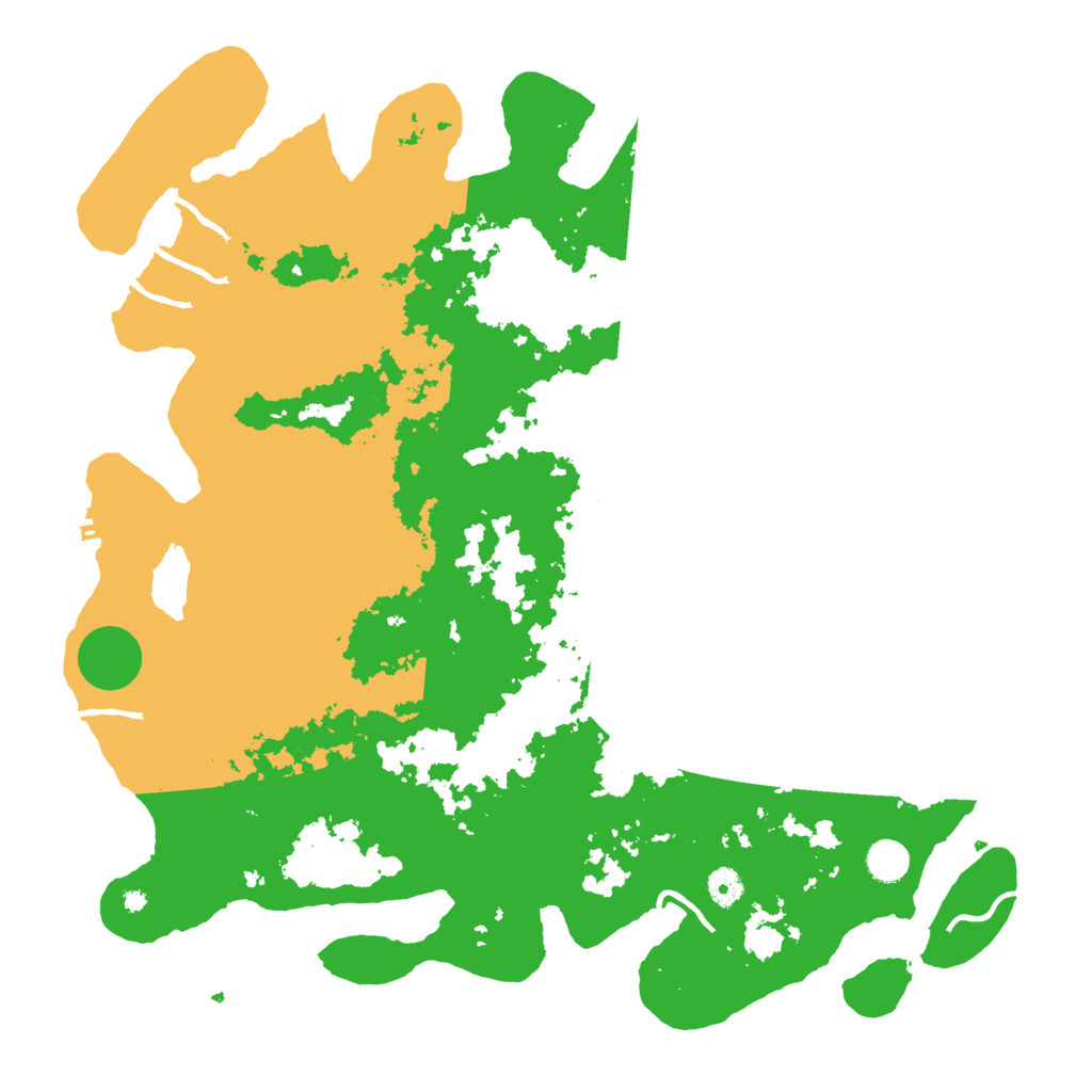 Biome Rust Map: Procedural Map, Size: 4500, Seed: 79462