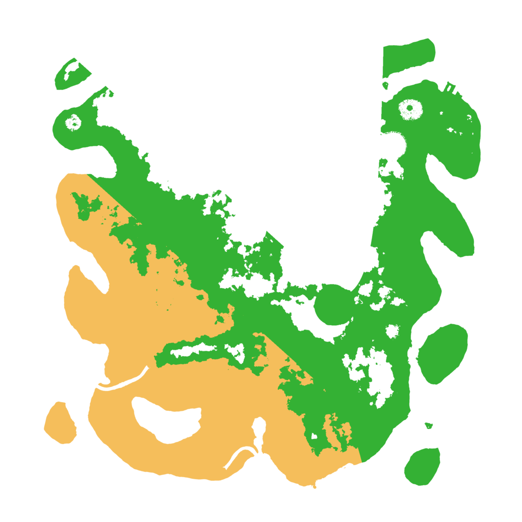 Biome Rust Map: Procedural Map, Size: 3500, Seed: 86541677