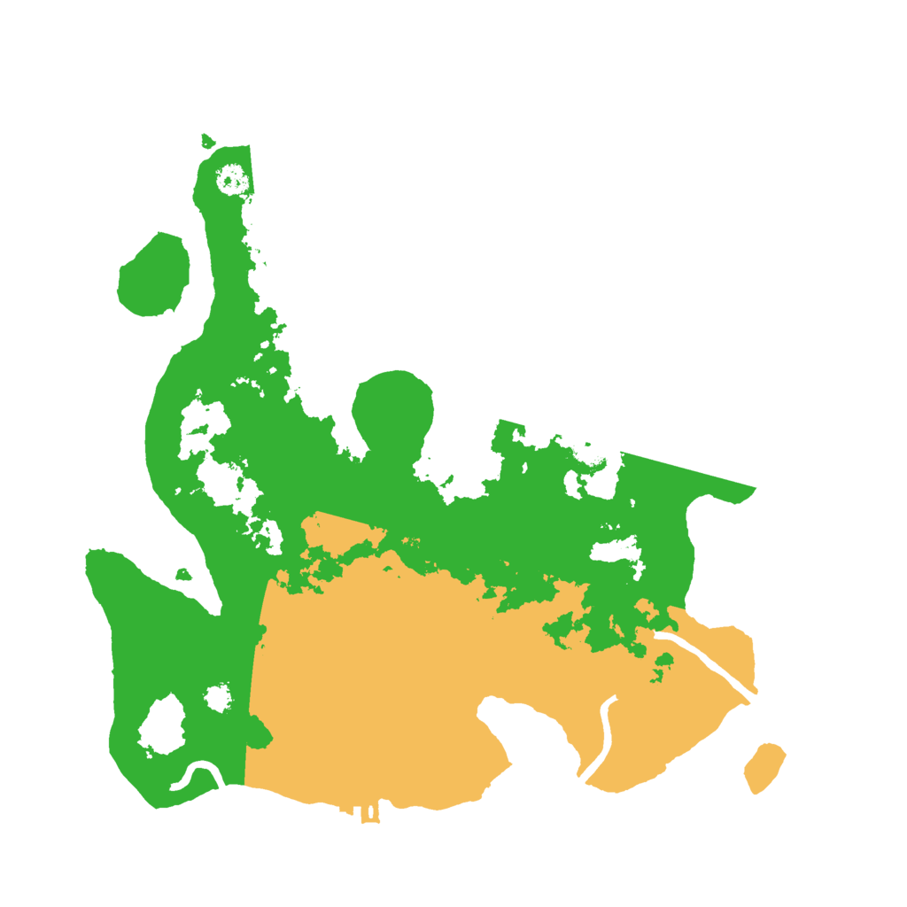 Biome Rust Map: Procedural Map, Size: 3000, Seed: 1233448677