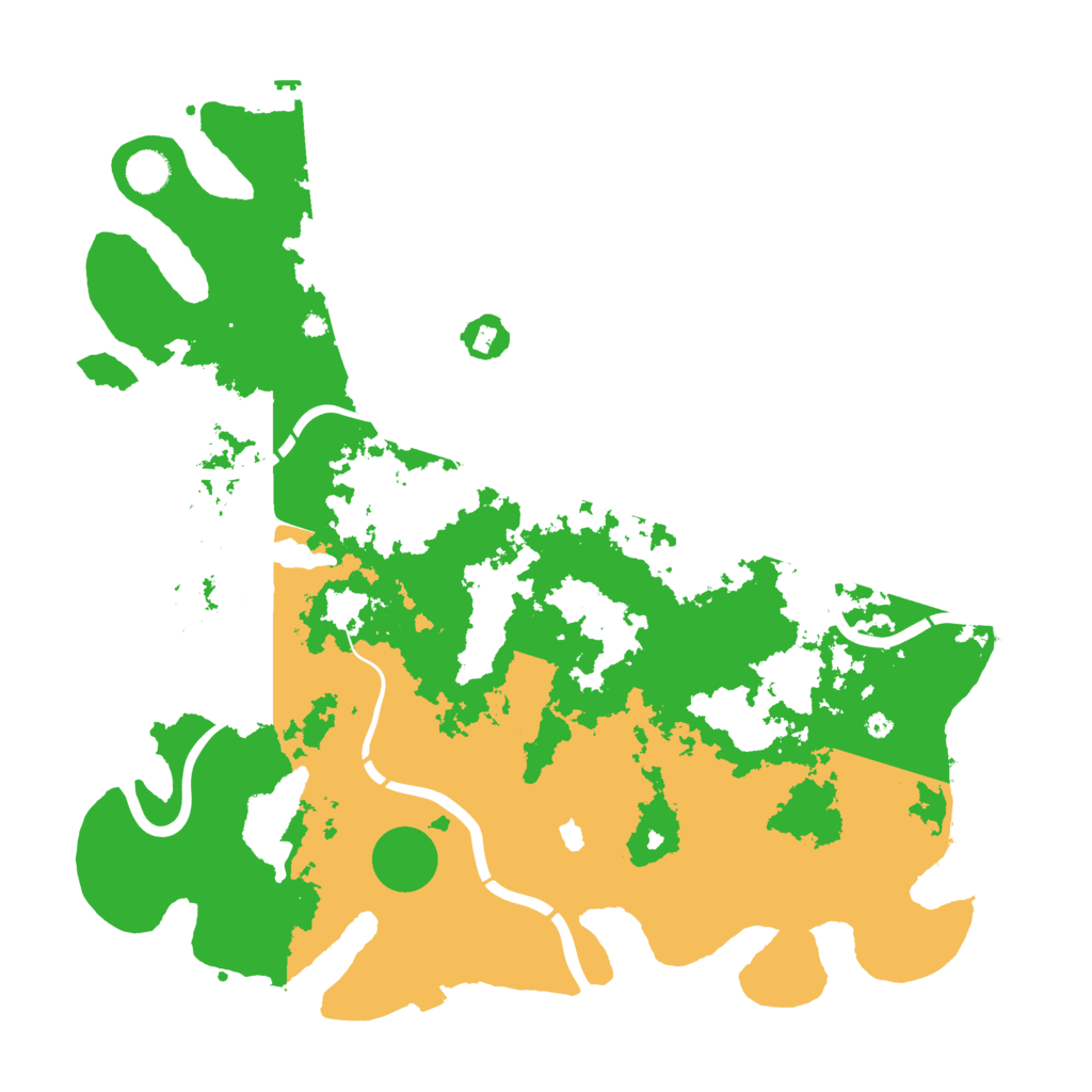 Biome Rust Map: Procedural Map, Size: 4400, Seed: 9502861