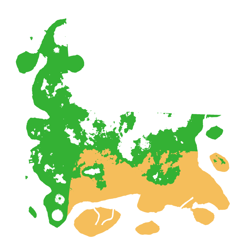 Biome Rust Map: Procedural Map, Size: 3900, Seed: 81997457