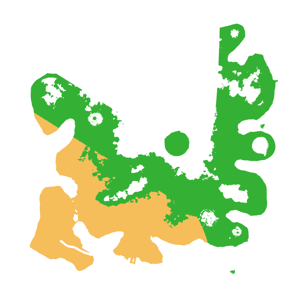 Biome Rust Map: Procedural Map, Size: 3300, Seed: 492318697