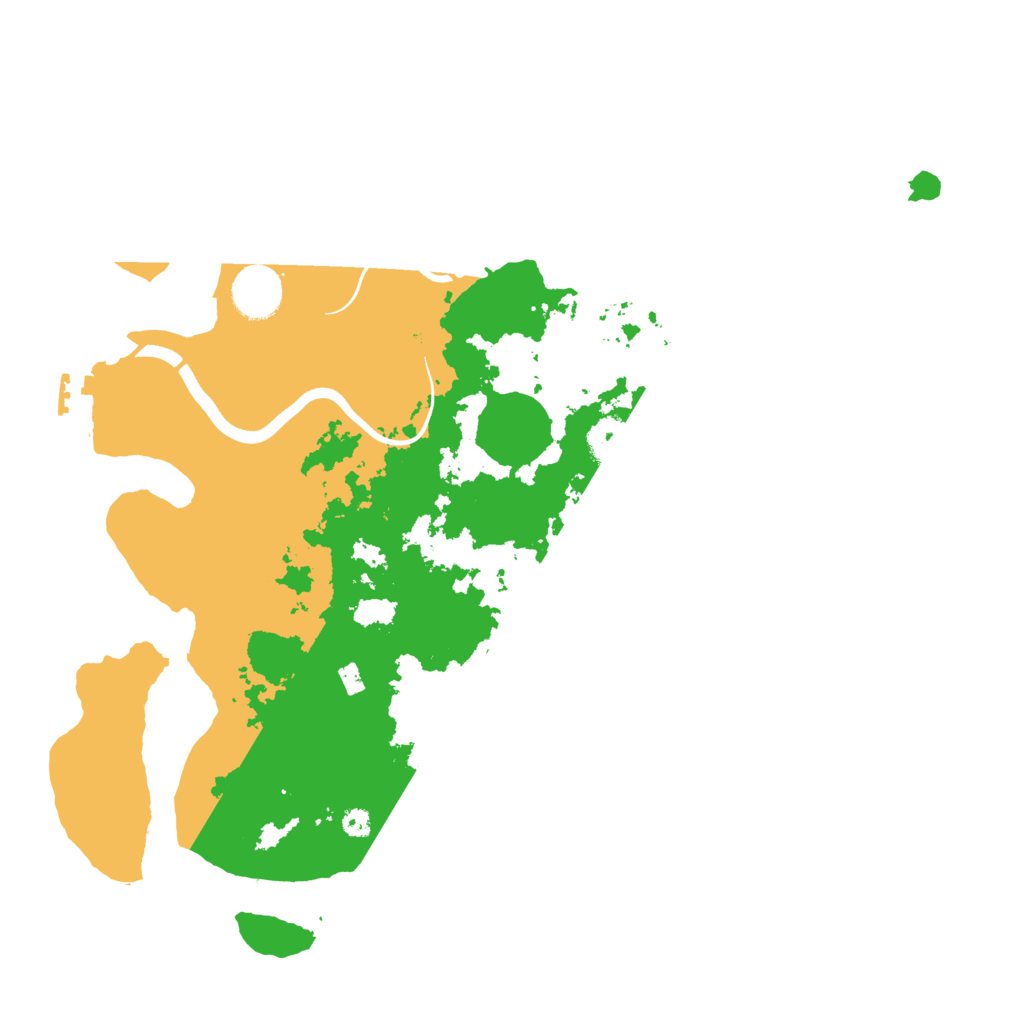 Biome Rust Map: Procedural Map, Size: 3700, Seed: 40082767