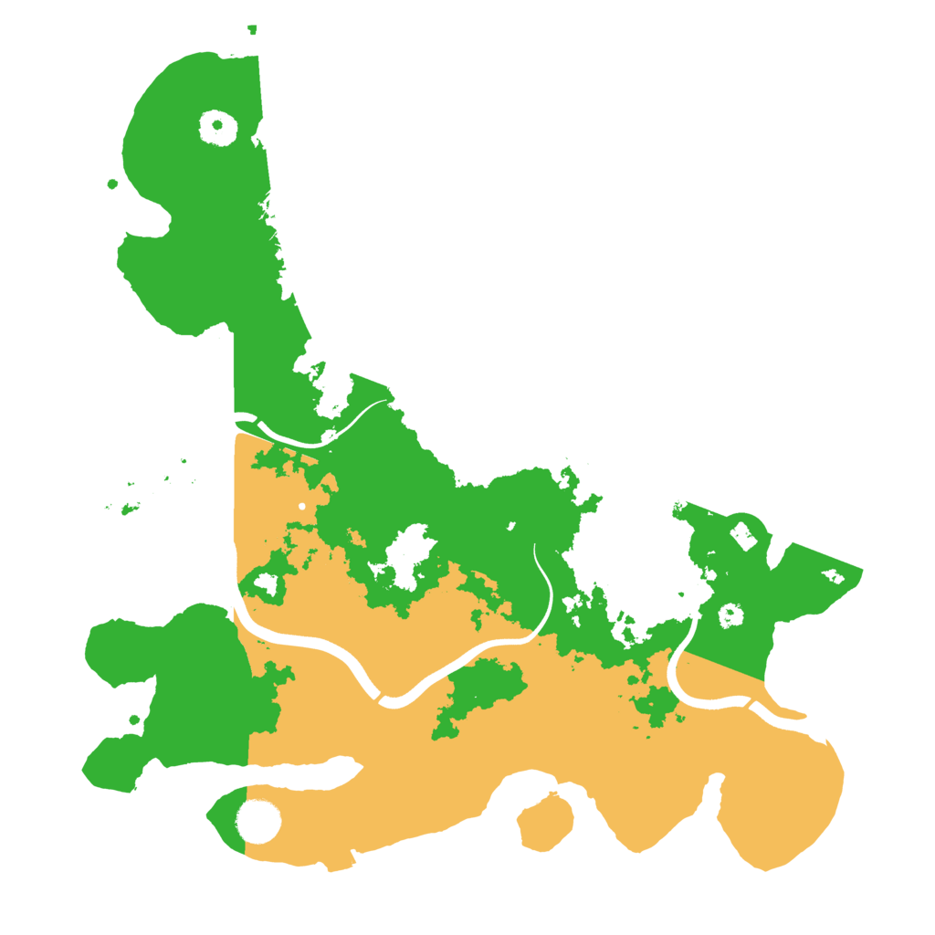 Biome Rust Map: Procedural Map, Size: 3750, Seed: 5271444