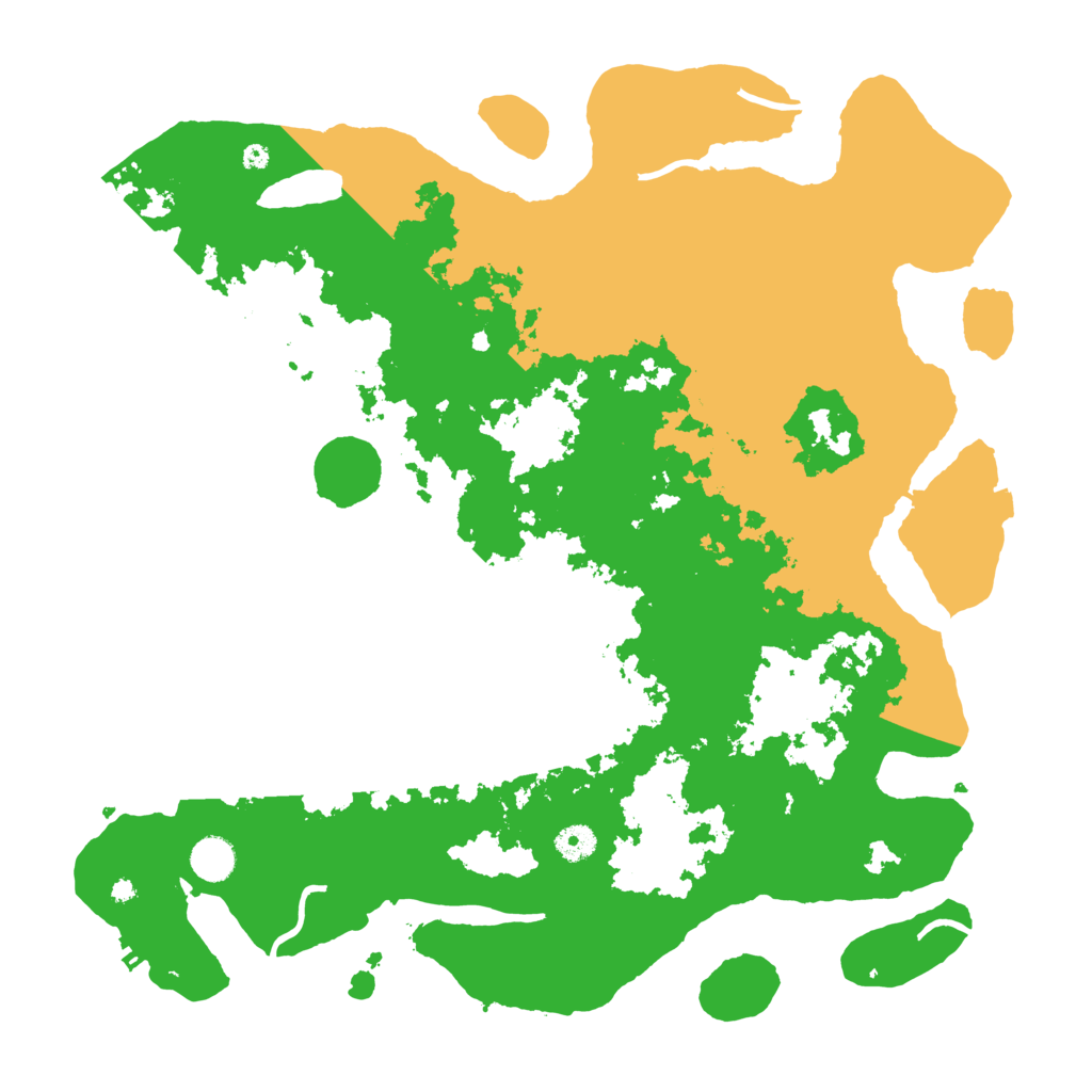 Biome Rust Map: Procedural Map, Size: 4300, Seed: 5099325