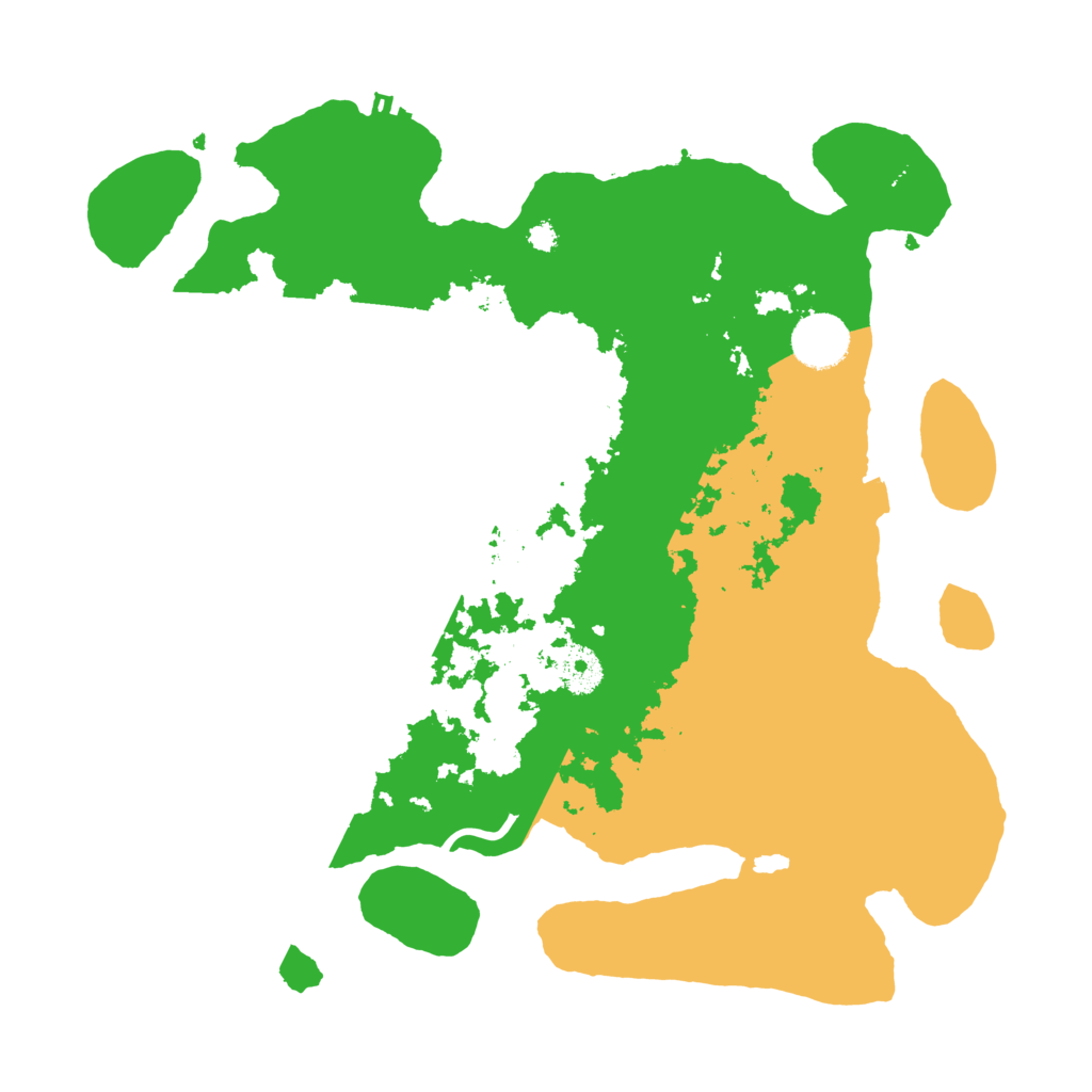Biome Rust Map: Procedural Map, Size: 3500, Seed: 641465987