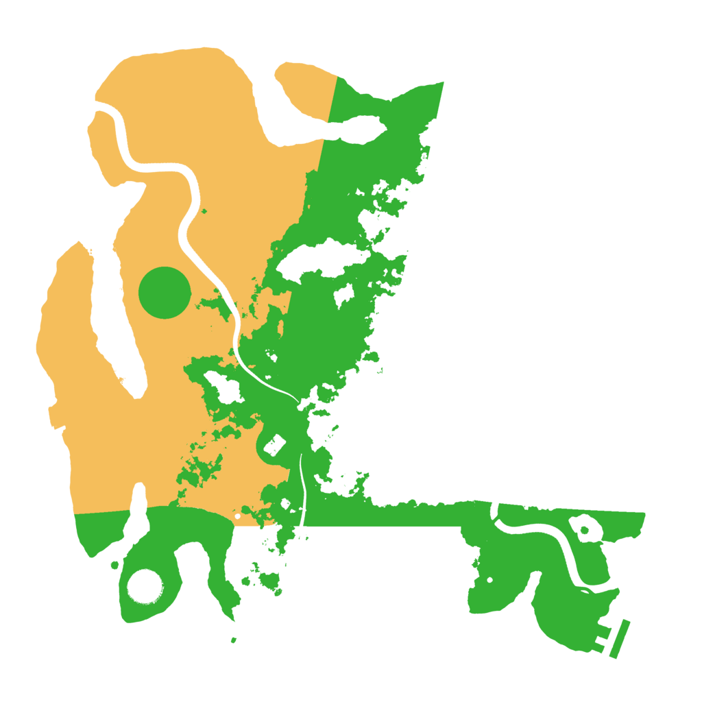 Biome Rust Map: Procedural Map, Size: 3550, Seed: 46432040