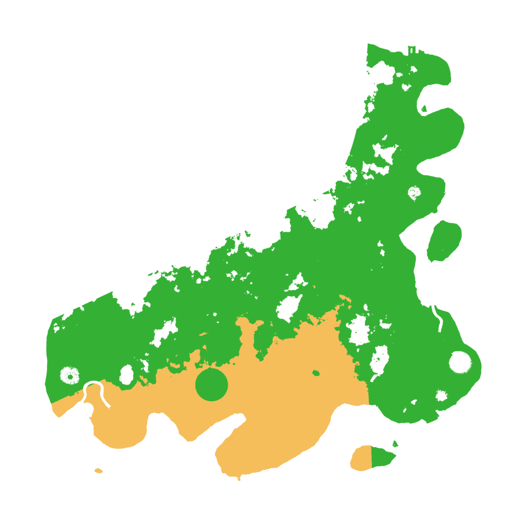 Biome Rust Map: Procedural Map, Size: 4100, Seed: 45413814