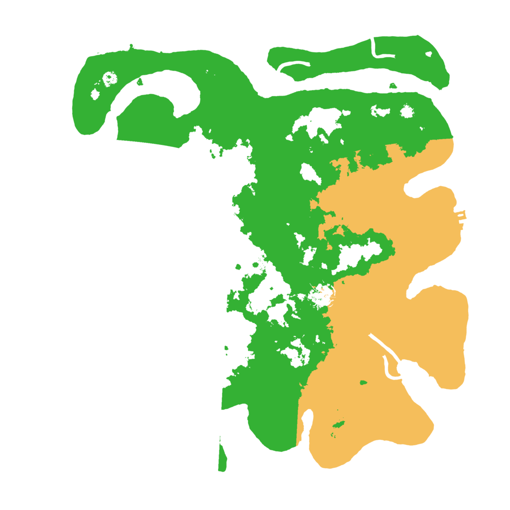 Biome Rust Map: Procedural Map, Size: 3600, Seed: 41816393