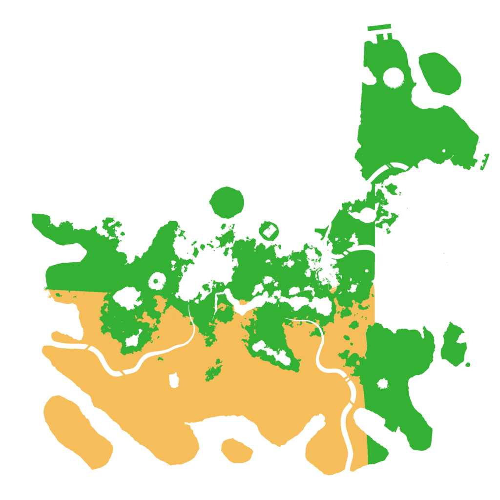 Biome Rust Map: Procedural Map, Size: 4300, Seed: 33277254