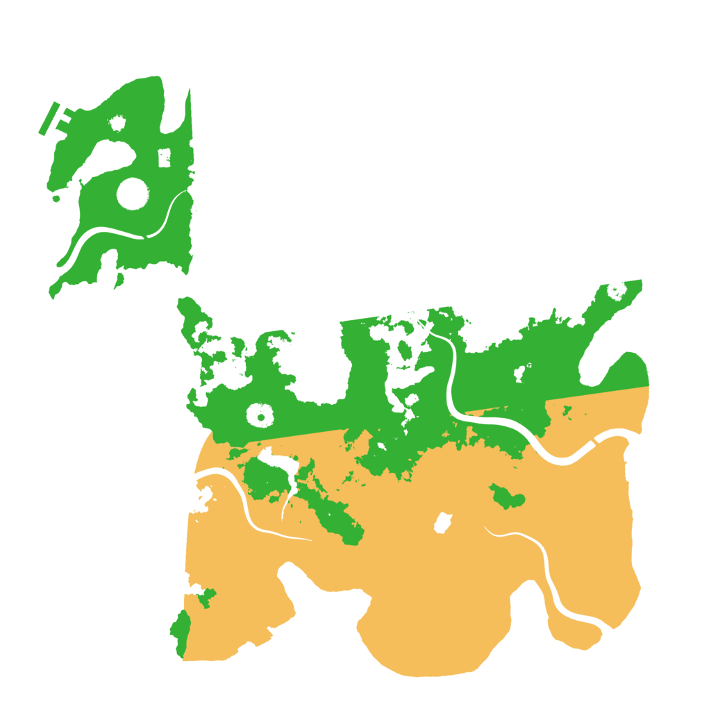 Biome Rust Map: Procedural Map, Size: 4050, Seed: 601278496