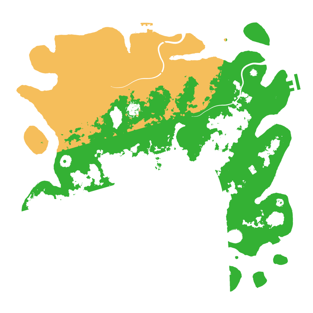 Biome Rust Map: Procedural Map, Size: 3950, Seed: 41525805