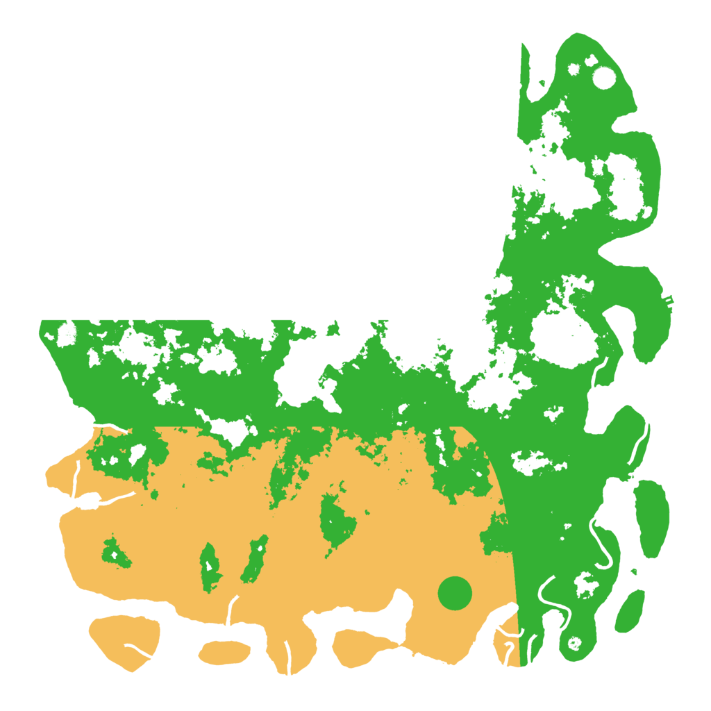 Biome Rust Map: Procedural Map, Size: 5500, Seed: 15