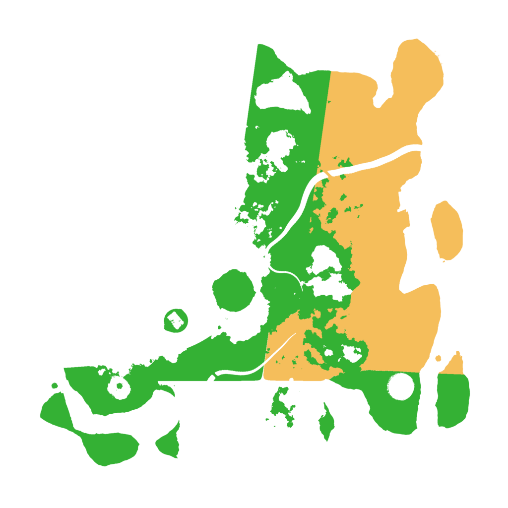 Biome Rust Map: Procedural Map, Size: 3400, Seed: 20364359